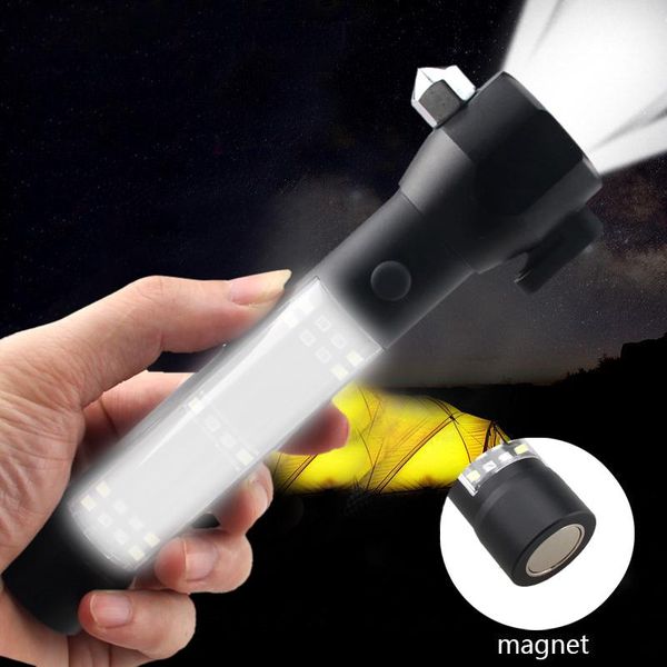 magnet multi-function escape rescue cob with safety hammer+18650 battery+charger for outdoor/escape/tent flashlights torches
magnet multi-function escape rescue cob with safety hammer+18650 battery+charger for outdoor/escape/tent flashlights torches