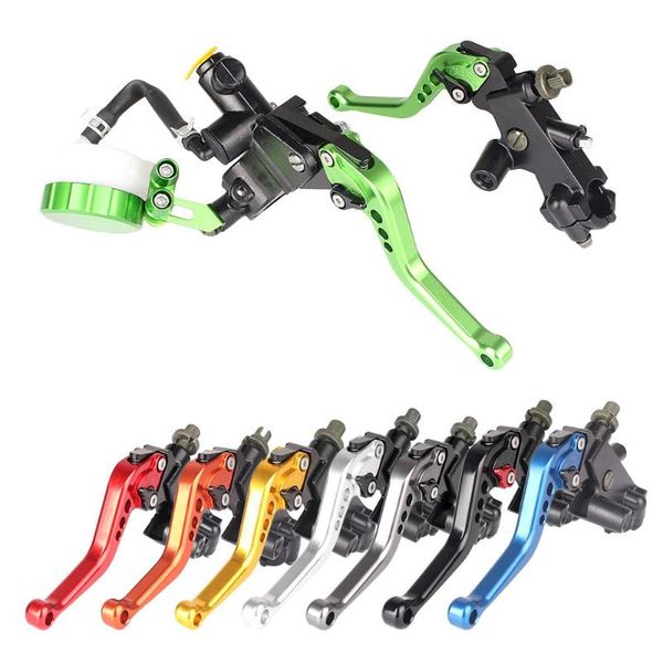 motorcycle brakes 2pcs clutch brake lever w/ master cylinder reservoir universal for street dirt bike scooter with 7/8" 22mm handle bar
motorcycle brakes 2pcs clutch brake lever w/ master cylinder reservoir universal for street dirt bike scooter with 7/8" 22mm handle bar