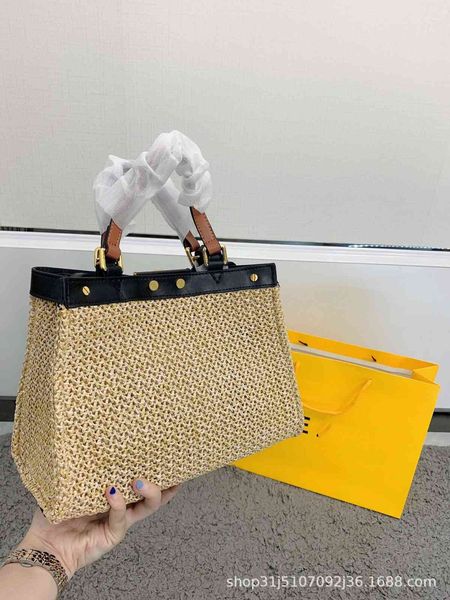discount handbag tote bag lafite woven new fashion tote one shoulder portable beach kitten shopping women's bag, Black;red
discount handbag tote bag lafite woven new fashion tote one shoulder portable beach kitten shopping women's bag, Black;red