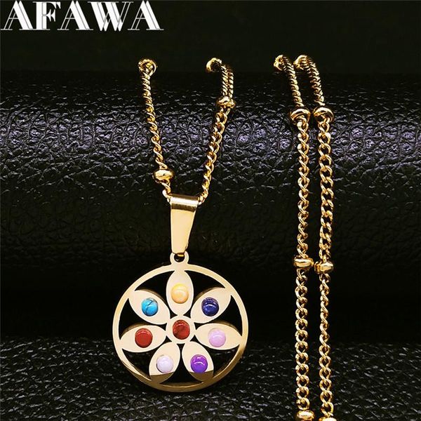 flower of life seven chakras stainless steel charm necklace gold color statement women jewelry collier femme nxs02 pendant necklaces, Silver
flower of life seven chakras stainless steel charm necklace gold color statement women jewelry collier femme nxs02 pendant necklaces, Silver