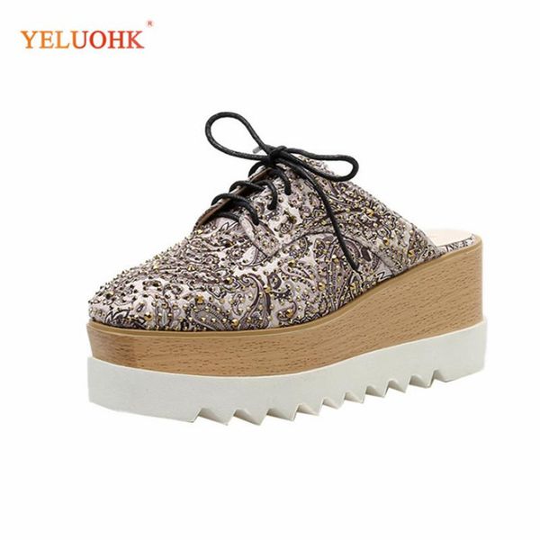 women's heels embroidery face lace up high heel shoes women sling back ladies mules 34-39 dress, Black
women's heels embroidery face lace up high heel shoes women sling back ladies mules 34-39 dress, Black
