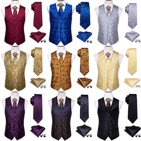 men's vests men suit vest slim v-neck waistcoat silk paisley tie brooch set handkerchief cufflinks necktie wedding business party barry, Black;white
men's vests men suit vest slim v-neck waistcoat silk paisley tie brooch set handkerchief cufflinks necktie wedding business party barry, Black;white