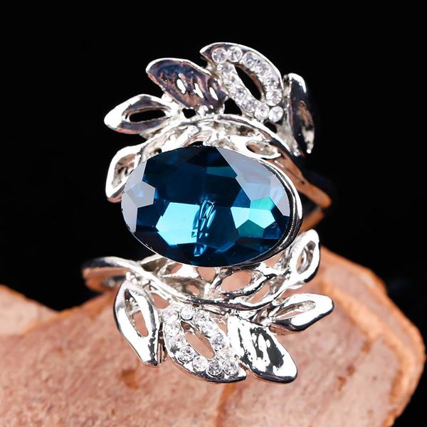 fashion olive branch wrap rings for women oval blue crystal creative couple wedding gift charm jewelry k769 cluster, Golden;silver
fashion olive branch wrap rings for women oval blue crystal creative couple wedding gift charm jewelry k769 cluster, Golden;silver