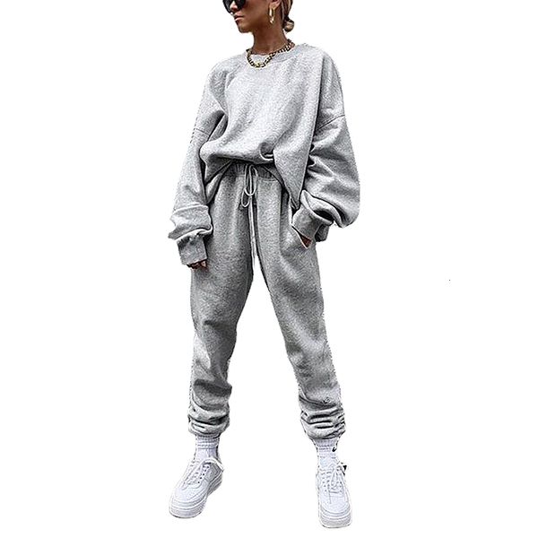 pants women casual sportswear long sleeve solid o neck drawstring tight waist loose tie feet pants winter new fashion set, White
pants women casual sportswear long sleeve solid o neck drawstring tight waist loose tie feet pants winter new fashion set, White