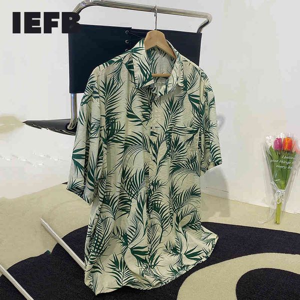 iefb summer men's clothing casual short sleeve shirt men's korean loose beach floral print shirts korean trendy 9y6930 210524, White;black
iefb summer men's clothing casual short sleeve shirt men's korean loose beach floral print shirts korean trendy 9y6930 210524, White;black