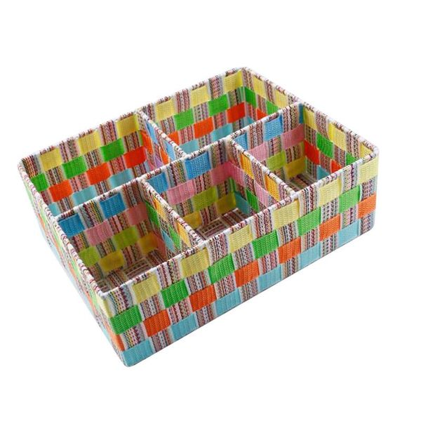 storage drawers multi-size foldable boxes underwear organizer closet 5-grids hand-woven baskets for ties socks bra bedroom
storage drawers multi-size foldable boxes underwear organizer closet 5-grids hand-woven baskets for ties socks bra bedroom