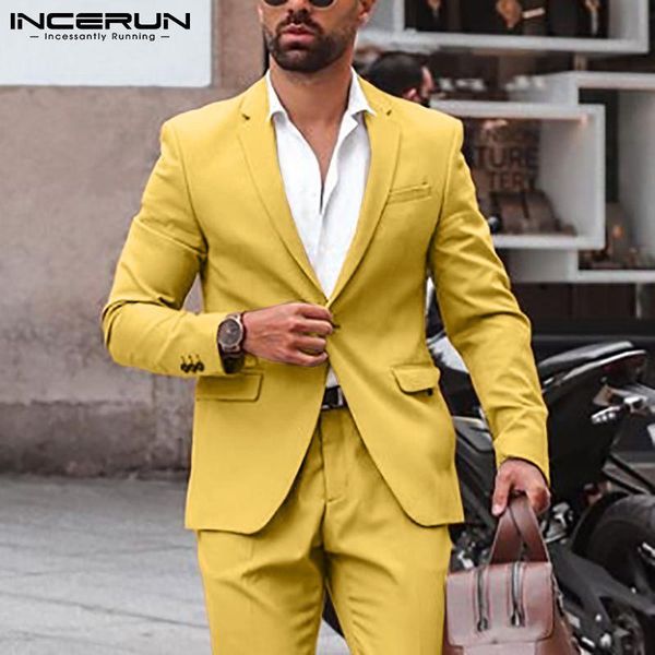 men's suits & blazers incerun fashion long sleeved suit outer wear casual streetwear jackets stylish trendy street shooting s-5xl, White;black
men's suits & blazers incerun fashion long sleeved suit outer wear casual streetwear jackets stylish trendy street shooting s-5xl, White;black