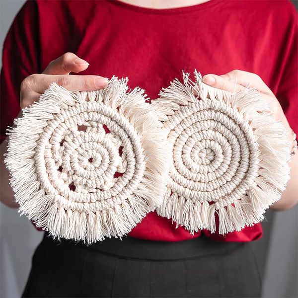 mats & pads macrame boho decor handmade placemat for dining table cotton woven bedside kitchen decoration accessories mat
mats & pads macrame boho decor handmade placemat for dining table cotton woven bedside kitchen decoration accessories mat