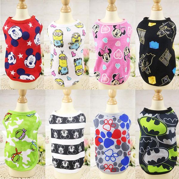 dog apparel cartoon pet clothes summer cotton puppy shirts t shirt cat vests costume clothing for small pets chihuahua pug yorkie
dog apparel cartoon pet clothes summer cotton puppy shirts t shirt cat vests costume clothing for small pets chihuahua pug yorkie