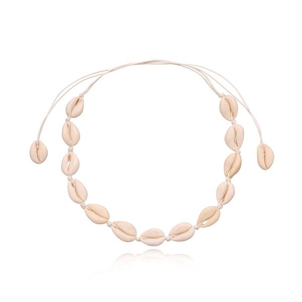 chains bohemian handmade rope chain shell necklaces for women boho fashion creative vintage beach necklace women's choker jewelry gift, Silver
chains bohemian handmade rope chain shell necklaces for women boho fashion creative vintage beach necklace women's choker jewelry gift, Silver