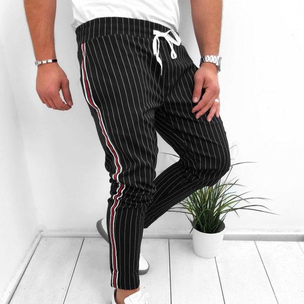 ly men pant striped loose casual pants fashion trousers adjustable drawstring sweat do99 men's, Black
ly men pant striped loose casual pants fashion trousers adjustable drawstring sweat do99 men's, Black