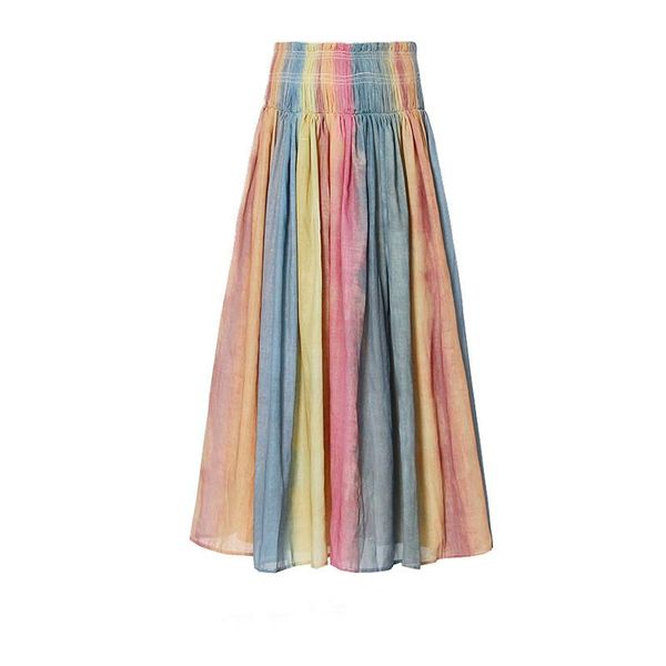 skirts 2021 style women's skirt retro rainbow high waist irregular elastic pleated mid-length women, Black
skirts 2021 style women's skirt retro rainbow high waist irregular elastic pleated mid-length women, Black