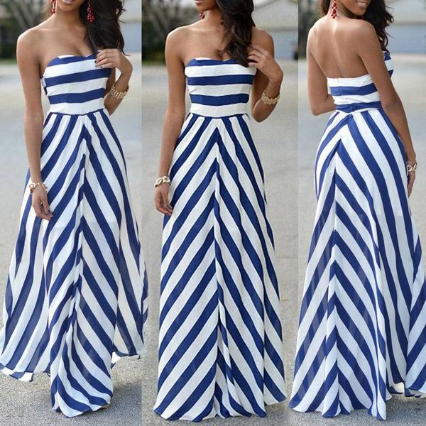 casual dresses arrival fashion women ladies off shoulder striped boho long maxi dress evening summer beach sundress, Black;gray
casual dresses arrival fashion women ladies off shoulder striped boho long maxi dress evening summer beach sundress, Black;gray