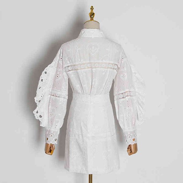 vgh patchwork hollow out set for women lapel lantern sleeve high waist mini skirts elegant sets female fashion new clothing 210421, White
vgh patchwork hollow out set for women lapel lantern sleeve high waist mini skirts elegant sets female fashion new clothing 210421, White