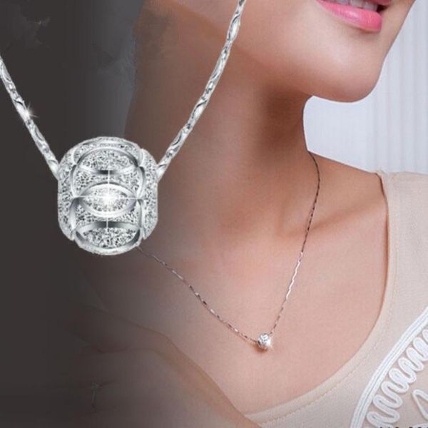 pendant necklaces fashion jewelry silver color round ball necklace for women transfer bead female simple collar bone
pendant necklaces fashion jewelry silver color round ball necklace for women transfer bead female simple collar bone