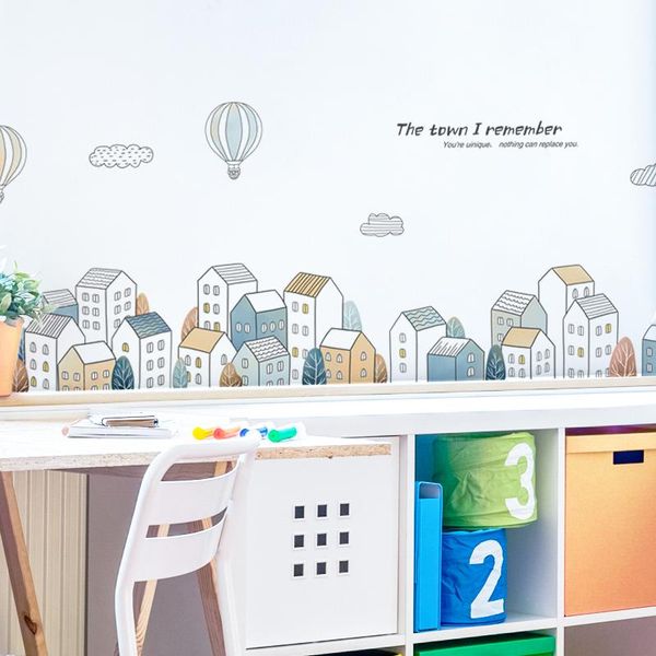 cartoon town wall stickers kids room living home decoration mural nursery baby decals art wallpaper
cartoon town wall stickers kids room living home decoration mural nursery baby decals art wallpaper