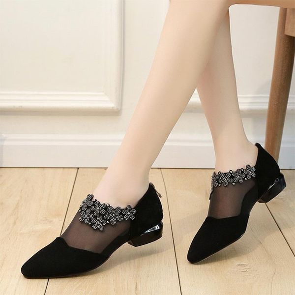 boots plus size 35-43 summer women bare pointed toe dress shoes sandalias botas lace low heels sandal zapatos mujer 8082c, Black
boots plus size 35-43 summer women bare pointed toe dress shoes sandalias botas lace low heels sandal zapatos mujer 8082c, Black