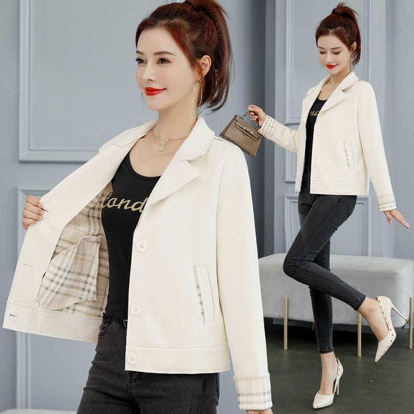 short coat women's spring and autumn cloth 2021 loose thin casual small wind cardigan et, Black;brown
short coat women's spring and autumn cloth 2021 loose thin casual small wind cardigan et, Black;brown