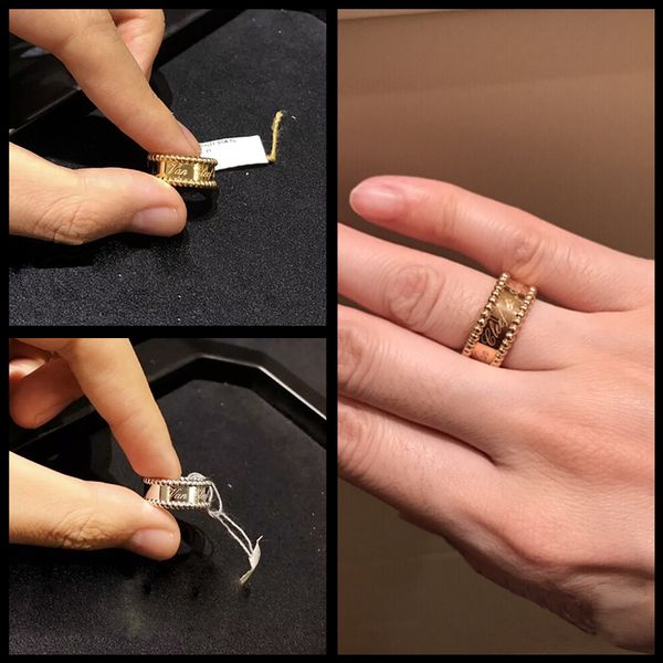 france's new v 18k perlee signature circle fashion ring female tide luxurys designers jewelry, Slivery;golden
france's new v 18k perlee signature circle fashion ring female tide luxurys designers jewelry, Slivery;golden