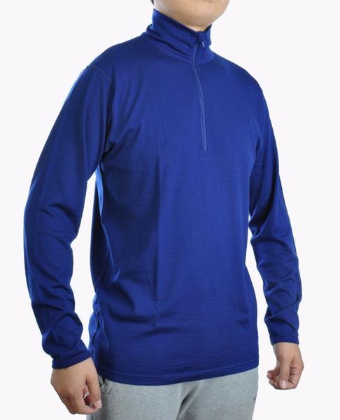 men's t-shirts 100% merino wool long sleeve t shirt base layer jersey knit lightweight 1/4 ykk zip flat lock seams, White;black 
men's t-shirts 100% merino wool long sleeve t shirt base layer jersey knit lightweight 1/4 ykk zip flat lock seams, White;black