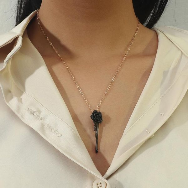 pendant necklaces korea luxury rose necklace for women bohemian romance flower reiki metal accessories party gift 2021, Silver
pendant necklaces korea luxury rose necklace for women bohemian romance flower reiki metal accessories party gift 2021, Silver