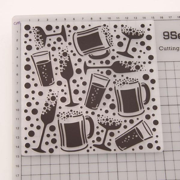 craft tools wine glass coffee cup print diy plastic embossing folders for scrapbooking paper craft/card making decoration supplies
craft tools wine glass coffee cup print diy plastic embossing folders for scrapbooking paper craft/card making decoration supplies