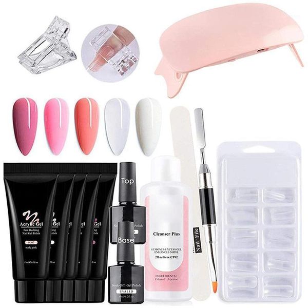 acrylic nail poly uv gel kit lamp polish set for manicure nails art glitter extensions tool beginners1
acrylic nail poly uv gel kit lamp polish set for manicure nails art glitter extensions tool beginners1