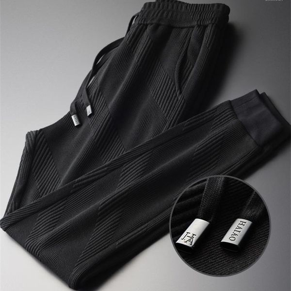 minglu vertical stripe man pants plus size 4xl luxury spring knit sports men's trousers hight quality drawstring sweatpants men1 y3ld, Black
minglu vertical stripe man pants plus size 4xl luxury spring knit sports men's trousers hight quality drawstring sweatpants men1 y3ld, Black