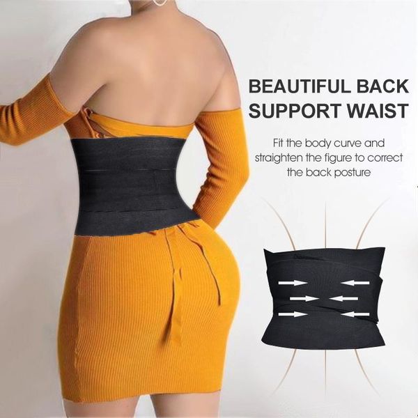 women's shapers bandage waist trainer tummy control wrap long slimming belt underwear shapewear body shaper bands cinchers fitness faja, Black;white
women's shapers bandage waist trainer tummy control wrap long slimming belt underwear shapewear body shaper bands cinchers fitness faja, Black;white