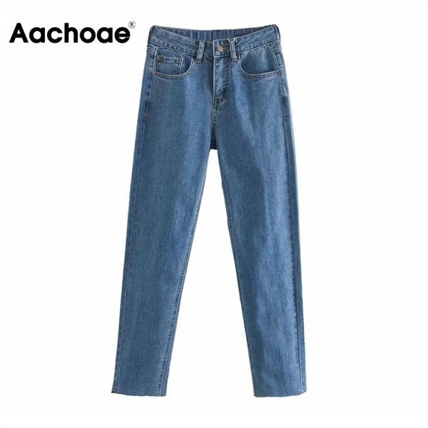 aachoae women streetwear high waist jeans long pants fashion zipper fly stretchy denim trousers female casual pockets mom jeans 210413, Blue
aachoae women streetwear high waist jeans long pants fashion zipper fly stretchy denim trousers female casual pockets mom jeans 210413, Blue