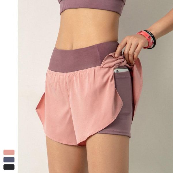 running shorts yoga fitness women 2 in 1 jogging quick dry pockets sport breathable high waist, Black;blue
running shorts yoga fitness women 2 in 1 jogging quick dry pockets sport breathable high waist, Black;blue