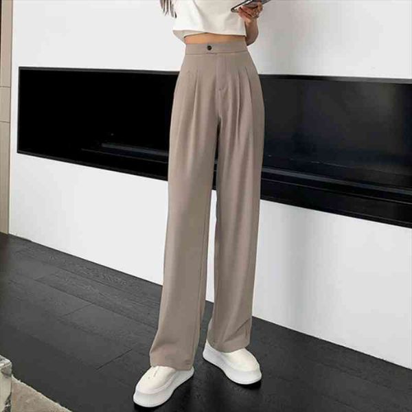 office ladies high waist loose wide leg pants women autumn loose female floor-length straight suits pants female long trousers, Black;white
office ladies high waist loose wide leg pants women autumn loose female floor-length straight suits pants female long trousers, Black;white