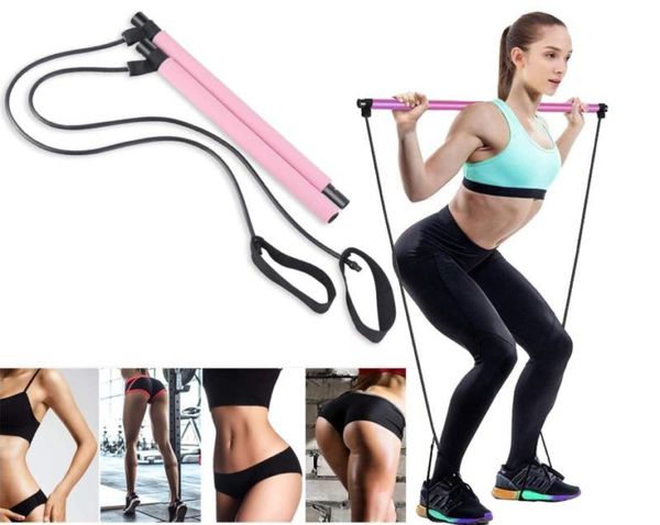 portable pilates bar kit w/resistance band adjustable exercise stick toning gym yoga stripes
portable pilates bar kit w/resistance band adjustable exercise stick toning gym yoga stripes