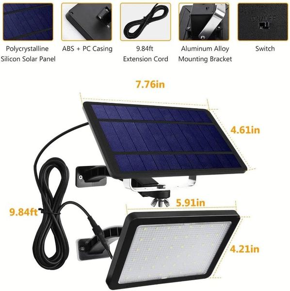 48led 1000 lumen solar light adjustable lighting angle outdoor garden lamp waterproof floodlight for home wall yard street lawn lamps
48led 1000 lumen solar light adjustable lighting angle outdoor garden lamp waterproof floodlight for home wall yard street lawn lamps