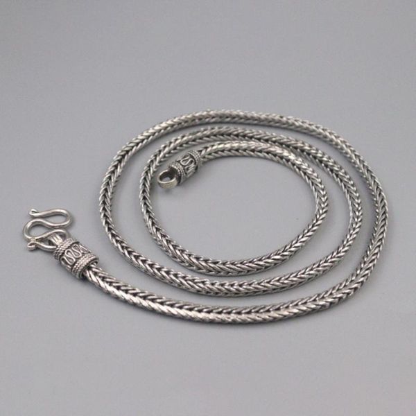 chains pure 925 sterling silver necklace width 5mm square wheat chain 60cm / 50-51g for man gift
chains pure 925 sterling silver necklace width 5mm square wheat chain 60cm / 50-51g for man gift