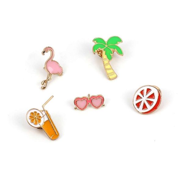 jewelry cute cartoon summer island style coconut personalized brooch women's accessories, Gray
jewelry cute cartoon summer island style coconut personalized brooch women's accessories, Gray