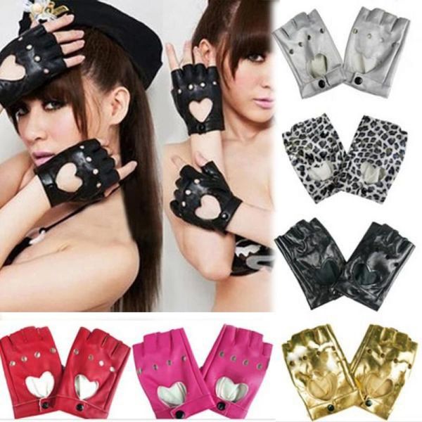 five fingers gloves women punk leather driving biker fingerless mittens imitation peach heart half finger dance motorcycle, Blue;gray
five fingers gloves women punk leather driving biker fingerless mittens imitation peach heart half finger dance motorcycle, Blue;gray