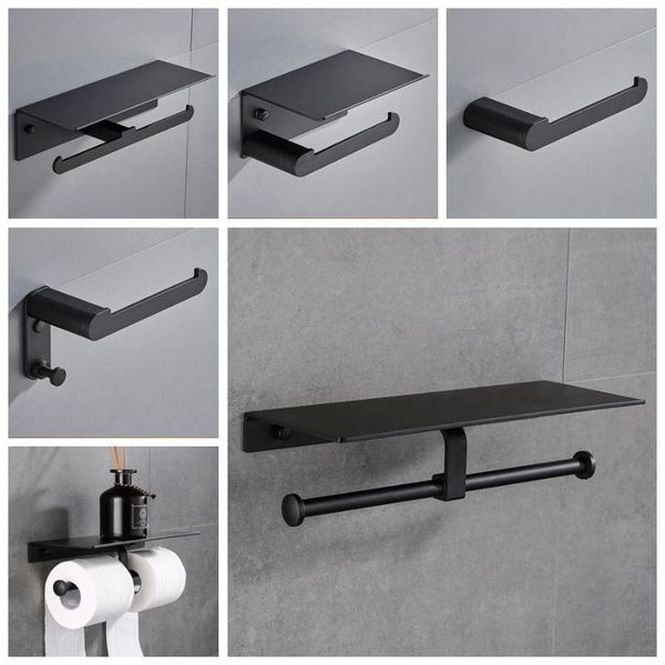 black single double paper holder wall mounted bathroom accessories phone rack toilet shelf roll tissue hanger holders
black single double paper holder wall mounted bathroom accessories phone rack toilet shelf roll tissue hanger holders