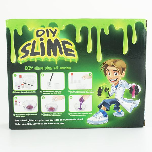 

Learning Clay Slime DIY crystal set children's toys material package pearl mud snot colored