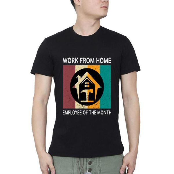 men's t-shirts work from home employee of the month casual summer t-shirt streetwear o neck, White;black
men's t-shirts work from home employee of the month casual summer t-shirt streetwear o neck, White;black