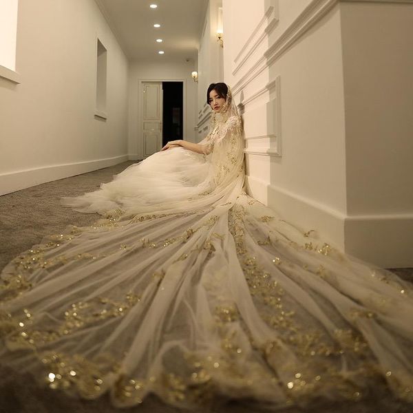 bridal veils 2021 elegant wedding veil gold long flowers dreamy beautiful lace edge with comb accessories velo, Black
bridal veils 2021 elegant wedding veil gold long flowers dreamy beautiful lace edge with comb accessories velo, Black
