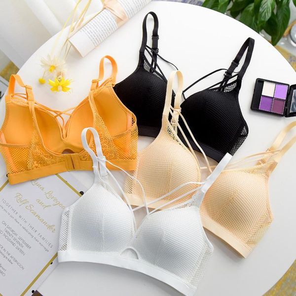 bras sets wasteheart women fashion yellow lingerie wireless bra set lace mesh cut out cotton panties briefs underwear a b straps, Red;black
bras sets wasteheart women fashion yellow lingerie wireless bra set lace mesh cut out cotton panties briefs underwear a b straps, Red;black