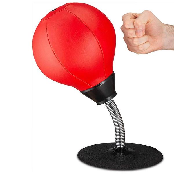 deskpunching bag stress buster inflatable pu leather suction cup relief ball with pump for home office fitness sand
deskpunching bag stress buster inflatable pu leather suction cup relief ball with pump for home office fitness sand