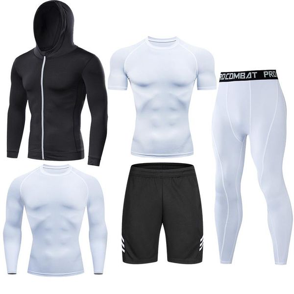 running sets men's compression set football basketball cycling fitness sport wear kits teenager tight breathable tracksuits jersey, Black;blue
running sets men's compression set football basketball cycling fitness sport wear kits teenager tight breathable tracksuits jersey, Black;blue