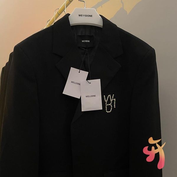 men's suits & blazers 1we11done suit jacket three-dimensional retro diamond welldone women's fashion casual high-end custom, White;black
men's suits & blazers 1we11done suit jacket three-dimensional retro diamond welldone women's fashion casual high-end custom, White;black