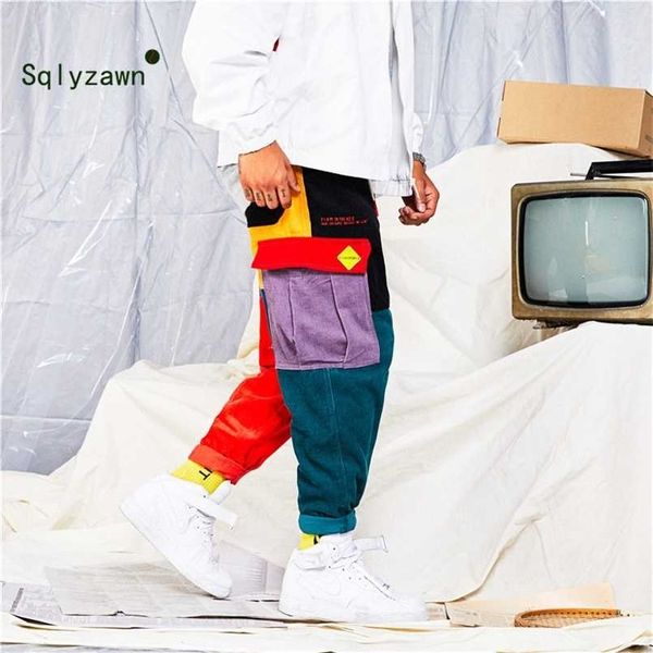corduroy color block patchwork streetwear cargo pants men and women fall harajuku plaid loose harem jogger sweatpant trousers 211201, Black
corduroy color block patchwork streetwear cargo pants men and women fall harajuku plaid loose harem jogger sweatpant trousers 211201, Black