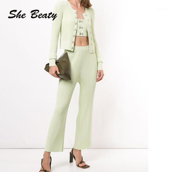 women's two piece pants she beaty knitted sweater cardigan and crop 3 pieces set women 2021 autumn winter clothes outfits casual pant s, White
women's two piece pants she beaty knitted sweater cardigan and crop 3 pieces set women 2021 autumn winter clothes outfits casual pant s, White