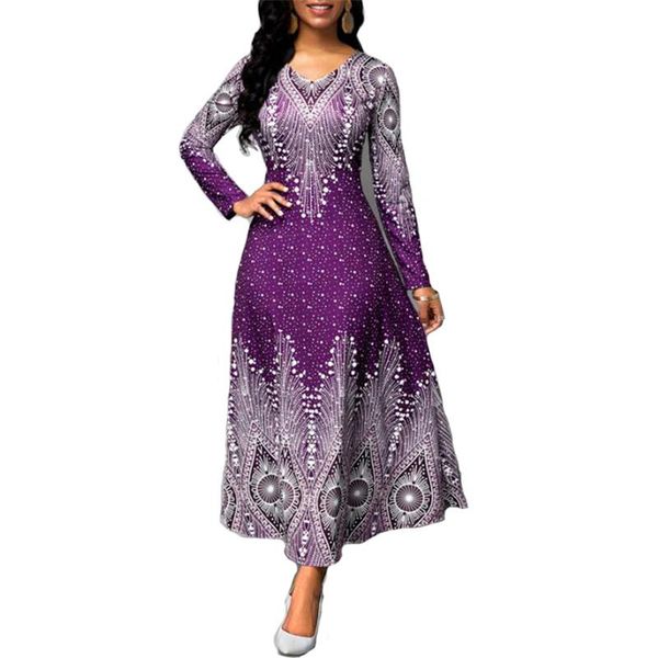 casual dresses 2021 spring autumn printing long dress women europe america plus size red purple blue v-neck high waist fashion gh716, Black;gray
casual dresses 2021 spring autumn printing long dress women europe america plus size red purple blue v-neck high waist fashion gh716, Black;gray