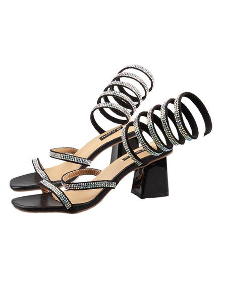 dress shoes girl sandals female 2021 summer net red wild rhinestone thick with ankle straps vacation rome high heels, Black
dress shoes girl sandals female 2021 summer net red wild rhinestone thick with ankle straps vacation rome high heels, Black