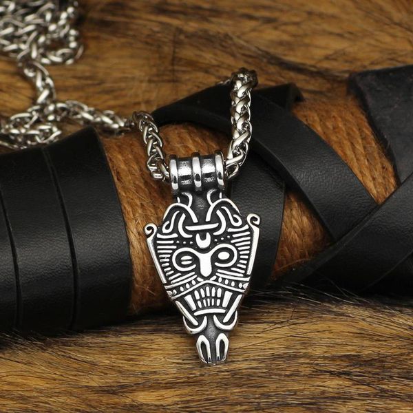 chains viking odin face amulet norse necklace jewelry for men stianless steel pendant with valknut gift bag, Silver
chains viking odin face amulet norse necklace jewelry for men stianless steel pendant with valknut gift bag, Silver
